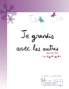 Je grandis avec les autres