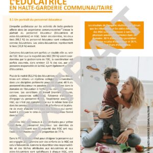 Programme éducatif Je grandis-garderie communautaire – site 17